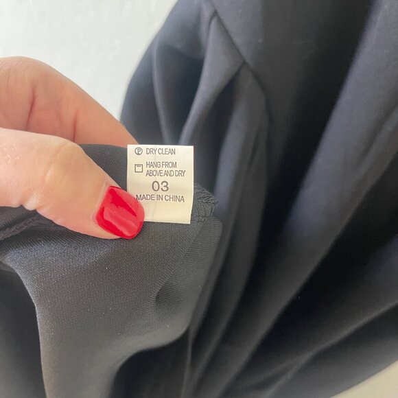 NWOT - Amazon Memorisea Black Square Neck A Line Midi Dress Black - Small - Picture 9 of 9